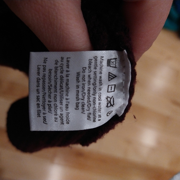 Halston oversized heavy sweater purple burgundy marroon - Picture 9 of 10